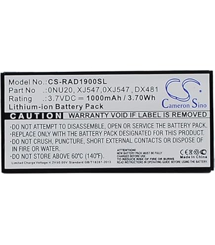 Amazon.com: Tinkon New 3.7V 7Wh FR463 NU209 Laptop Battery Replace
